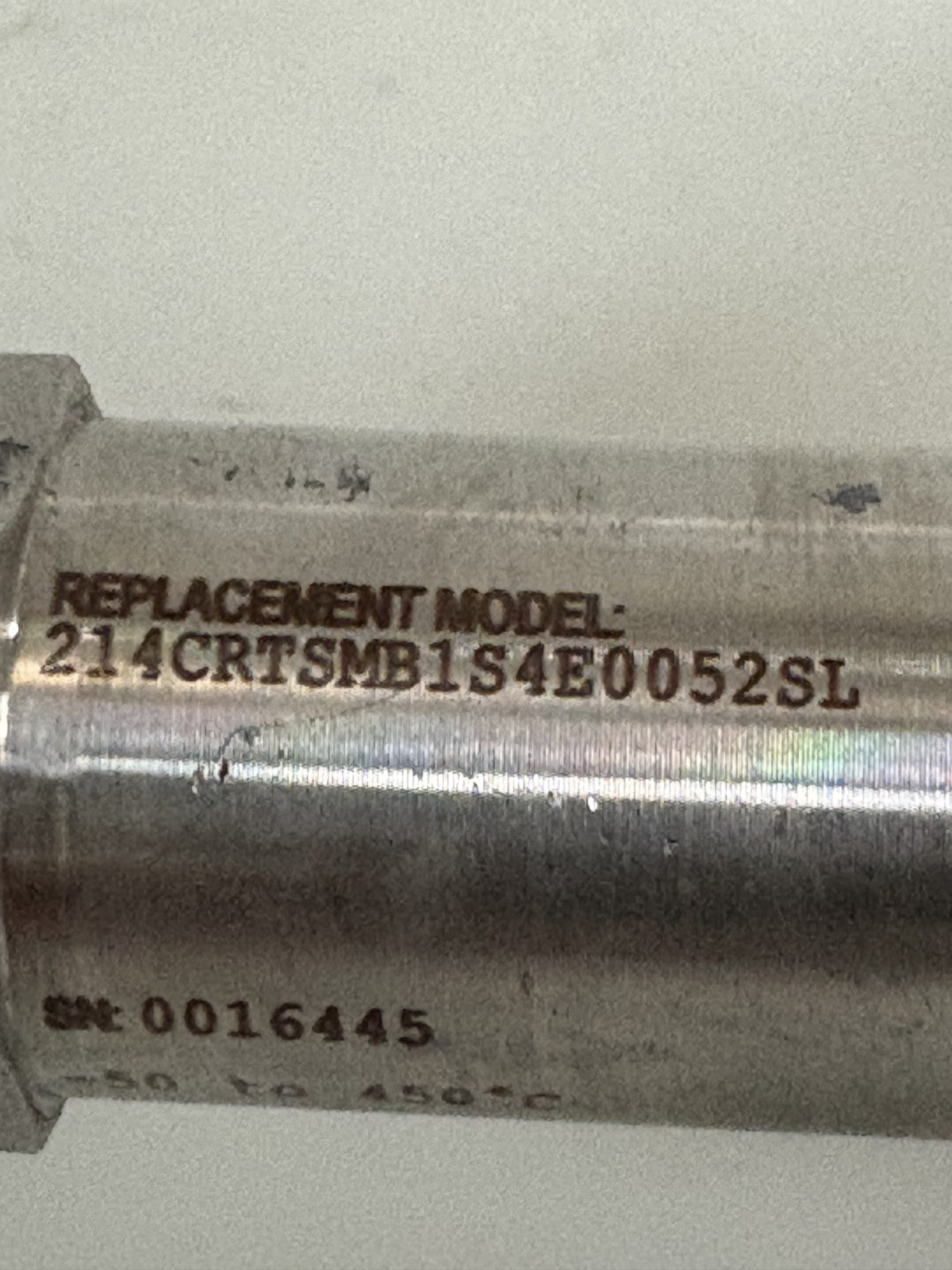 ROSEMOUNT PT100 SENSOR 214CRTSMB1S4E0052SLAR1C1