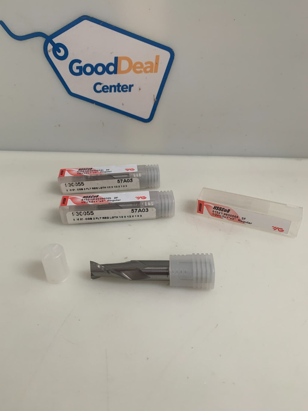 LOT OF 3 HSSCO8 DRILL BIT 1/2X1/2X1"X3" REG E 2030032 01321