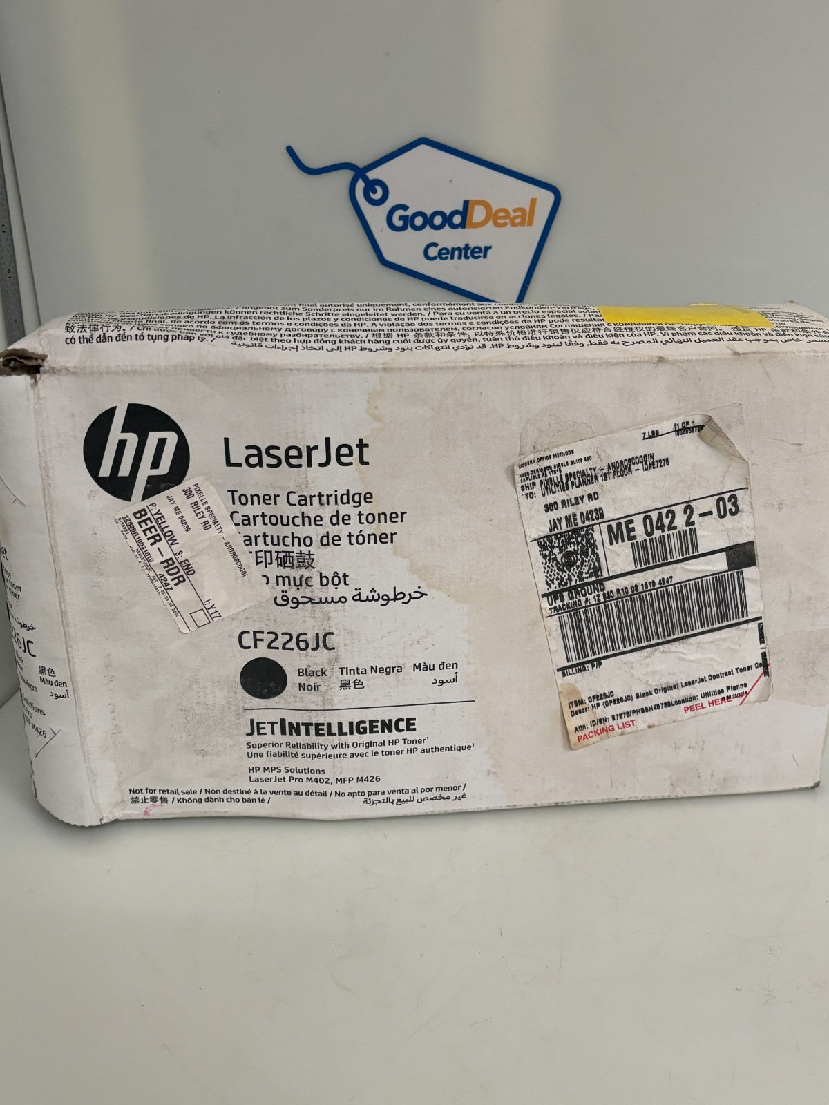 HP LASERJET CF226JC BLACK TONER CARTRIDGE