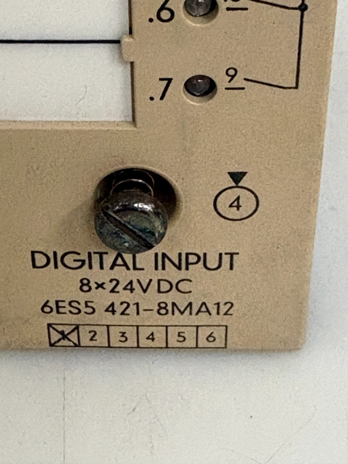 SIEMENS SIMATIC S5-100U DIGITAL INPUT MODULE 6ES5 421-8MA122