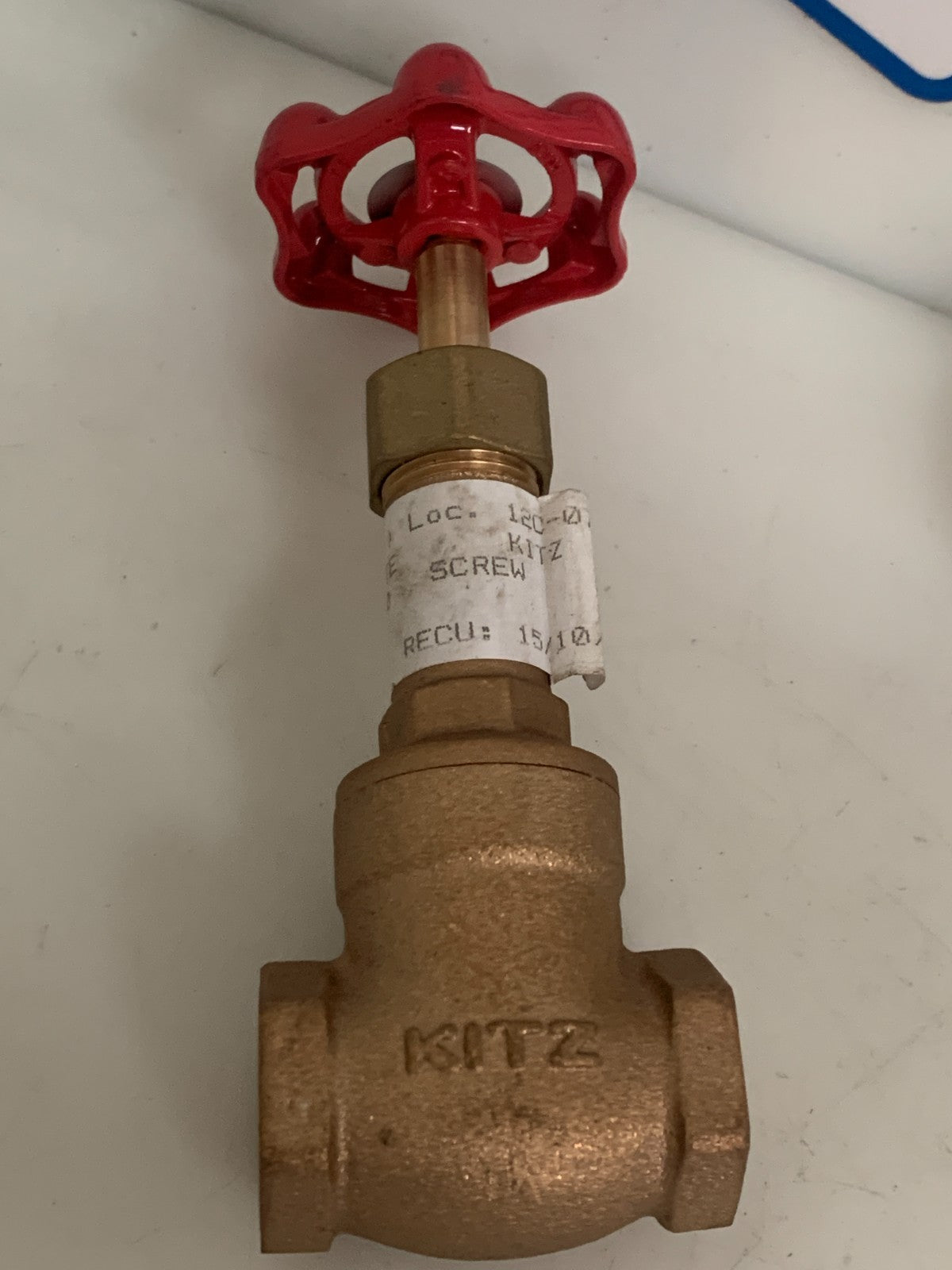 LOT OF 2 KITZ BRASS 1/2" GATE VALVE 46-35-093726