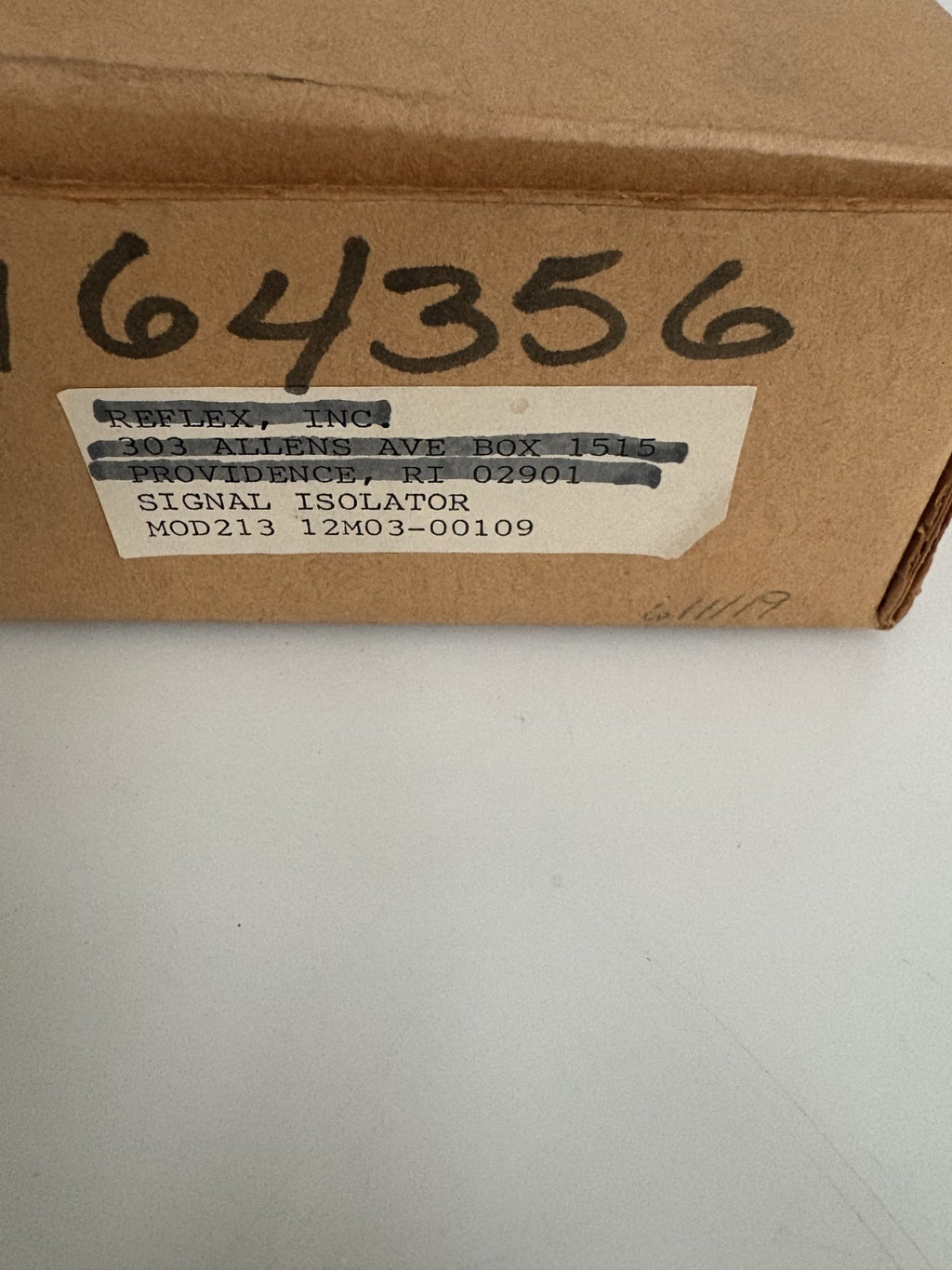 REFLEX SIGNAL ISOLATOR CIRCUIT BOARD 12M03 - 00109 - 02