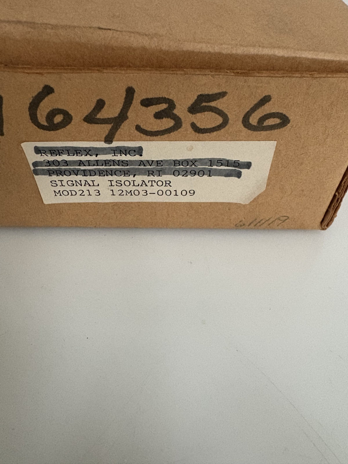 REFLEX SIGNAL ISOLATOR CIRCUIT BOARD 12M03 - 00109 - 02