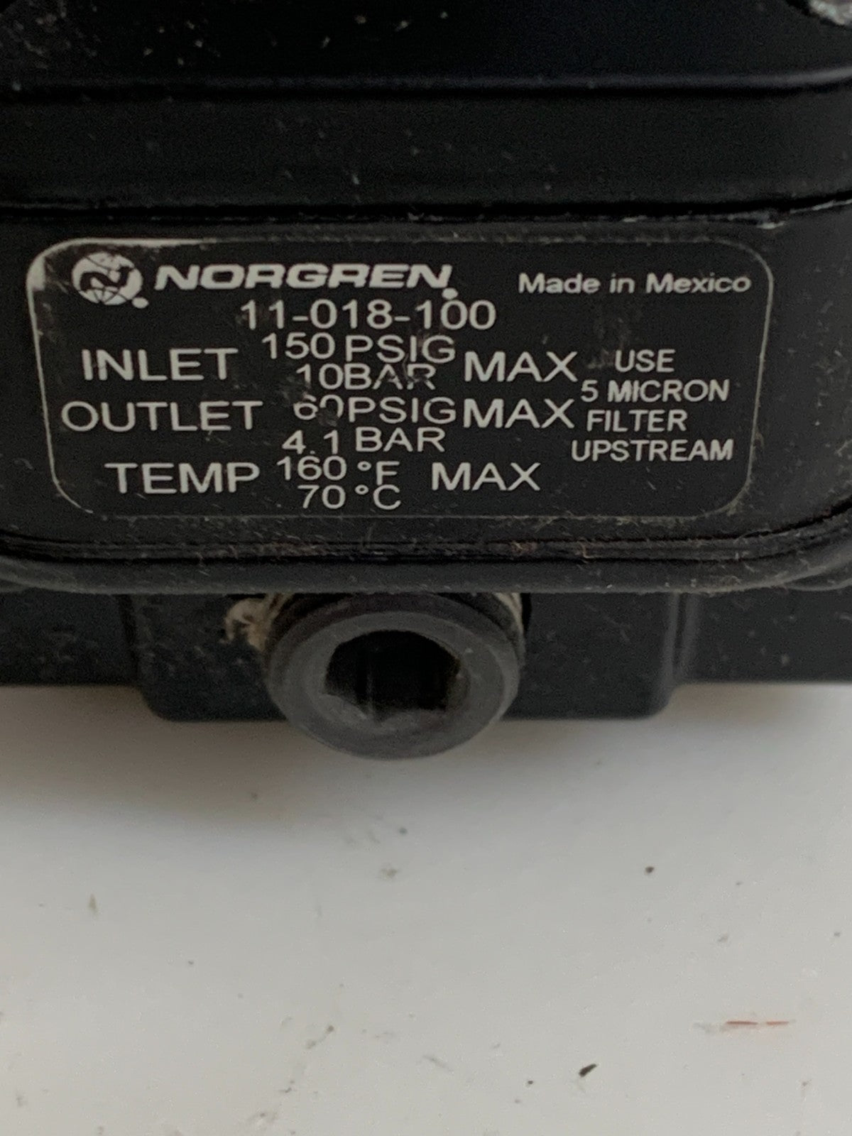 NORGREN  Pressure Regulator  11-018-100