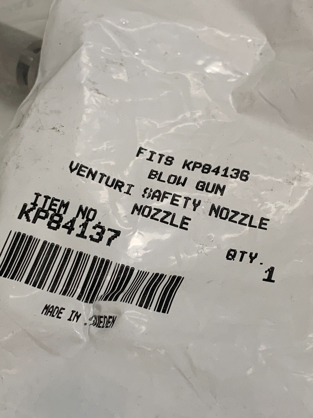 LOT OF 4  VENTURI SAFETY NOZZLE BLOW GUN KP84137