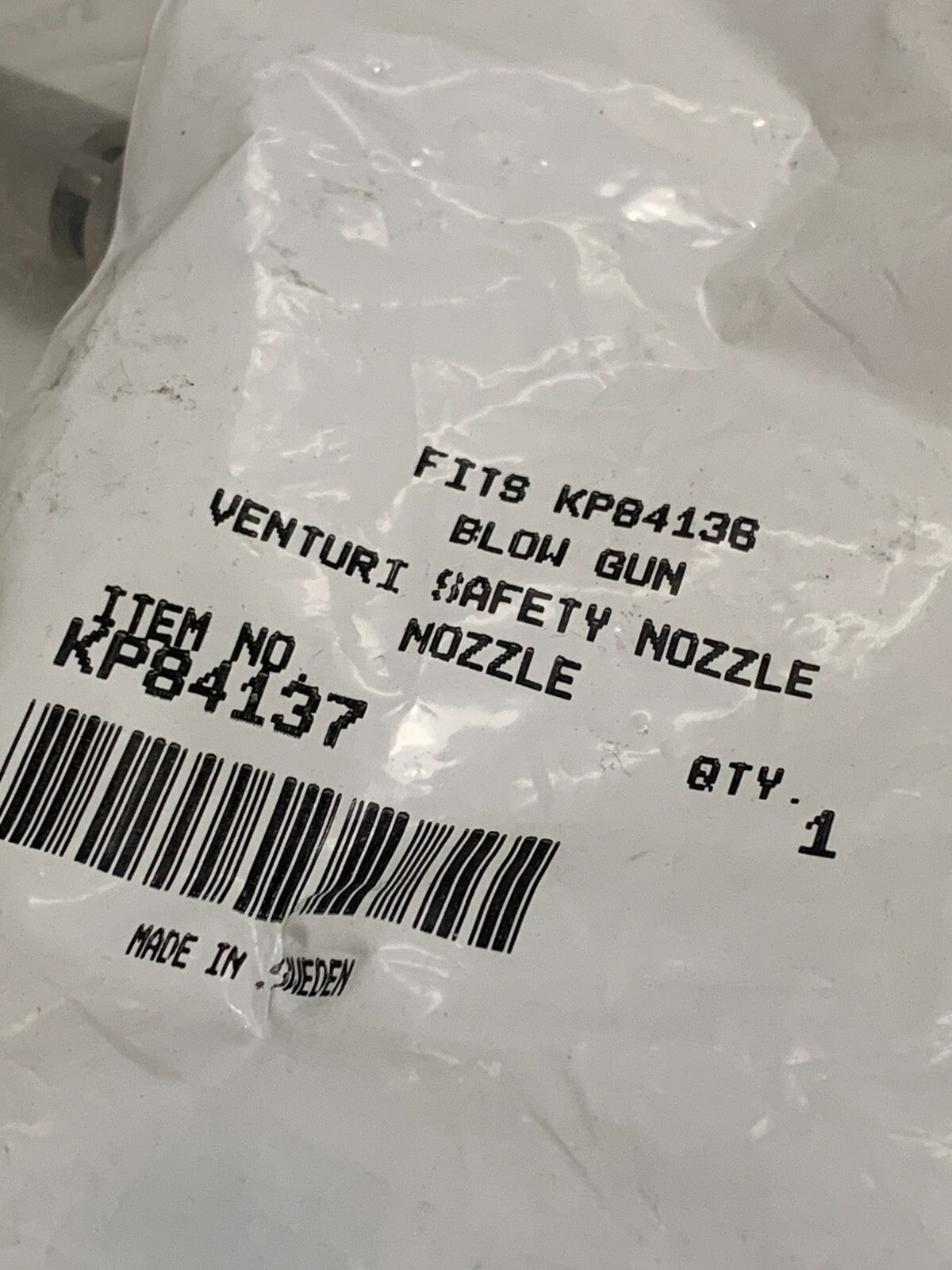 LOT OF 4  VENTURI SAFETY NOZZLE BLOW GUN KP84137