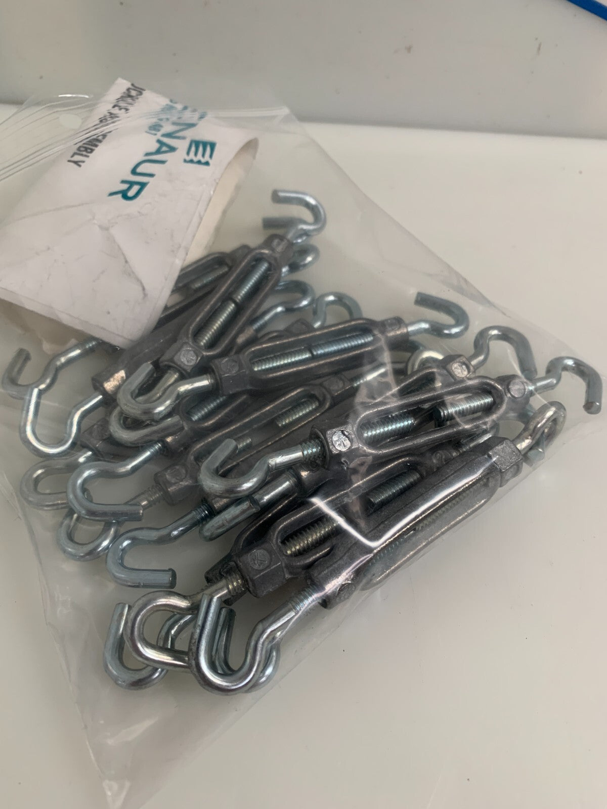 LOT OF 15 SPAE-NAUR HOOK & HOOK TURNBUCKLE ASSY 024-532