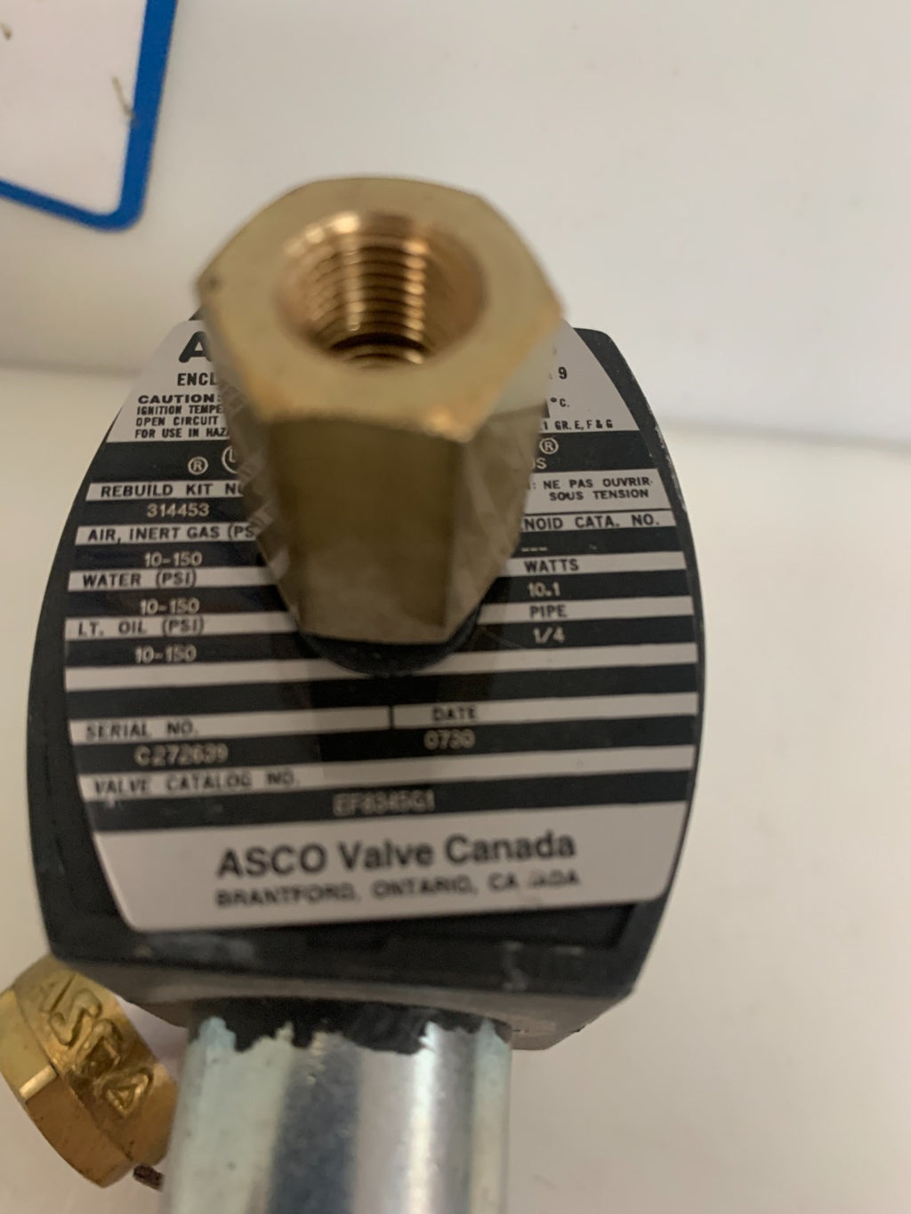 ASCO RED HAT SOLENOID VALVE EF 8345G1