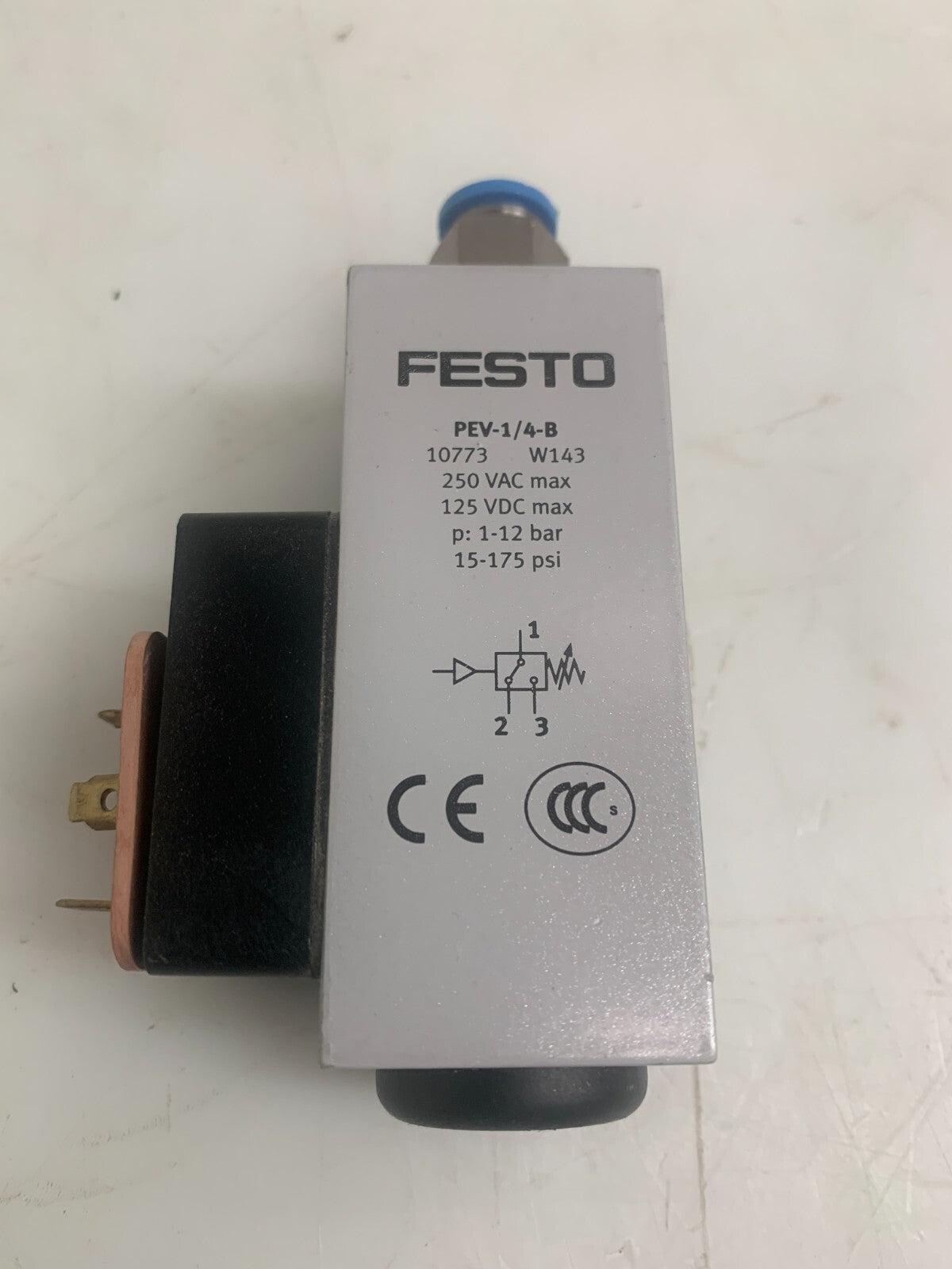 FESTO PEV-1/4-B Pressure Switch 107731