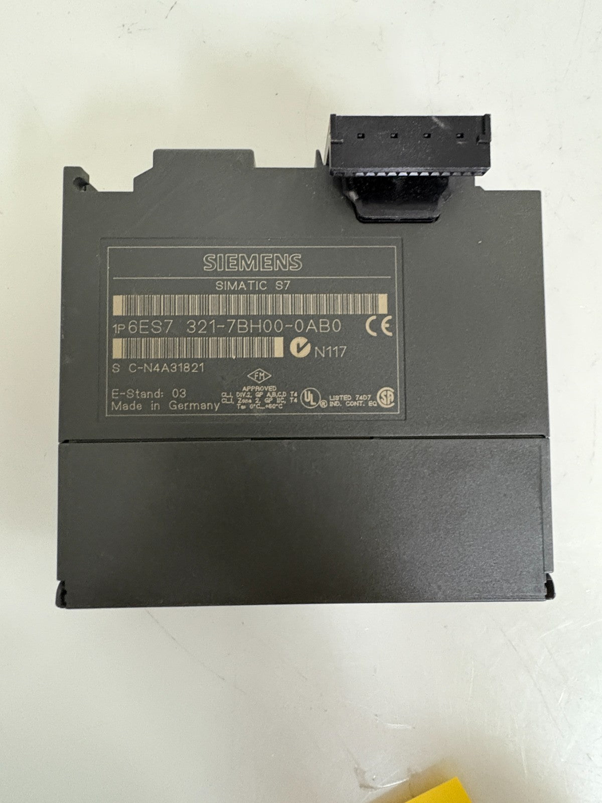 SIEMENS SIMATIC S7 DIGITAL INPUT MODULE 6ES7 321-7BHOO-0AB0
