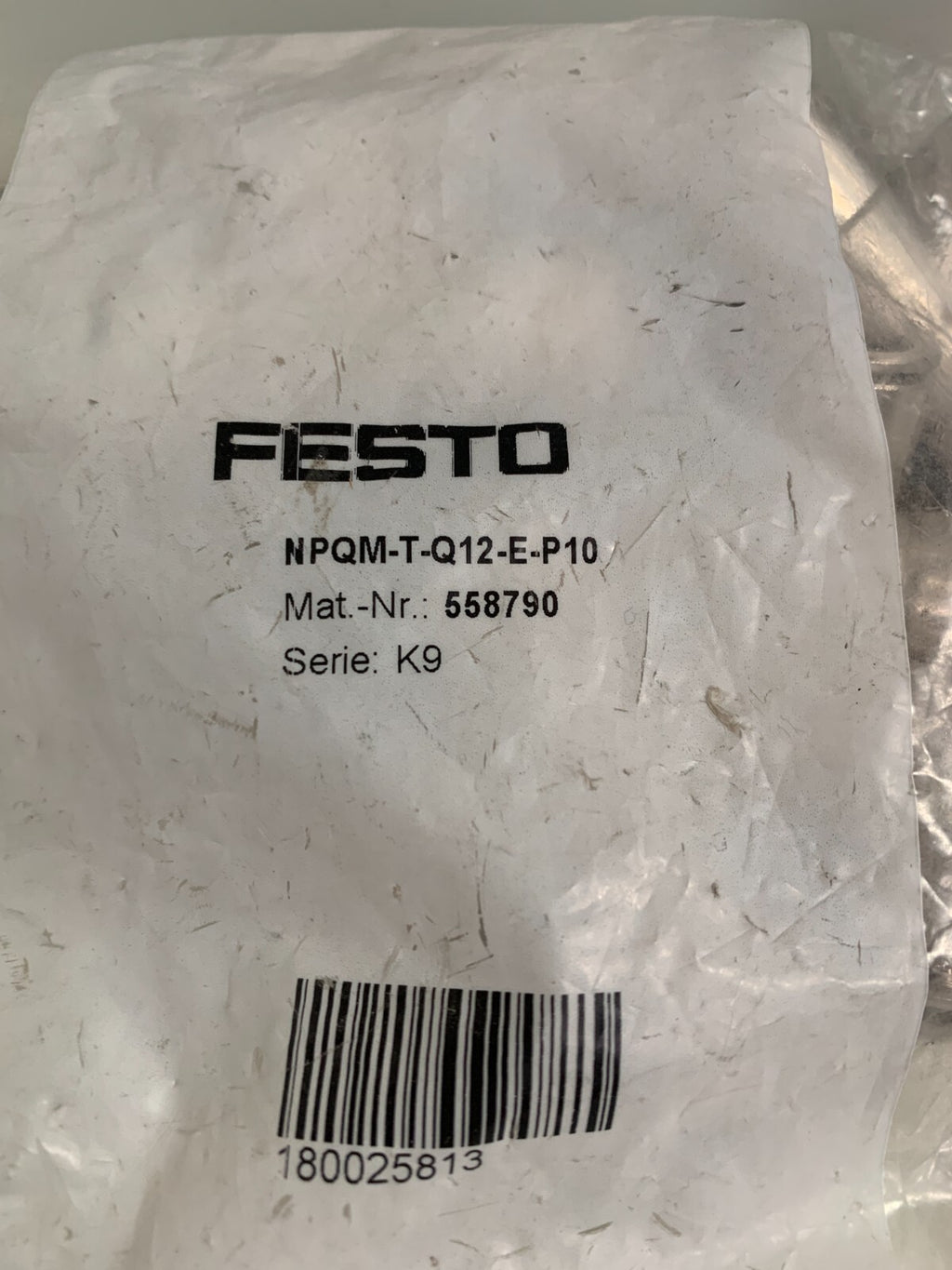 FESTO  NPQM-T-Q12-E-P10    Push In T Connector   558790