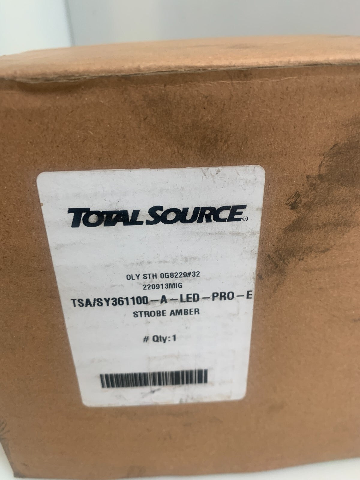 SSI / SUPERIOR SIGNAL INC  Strobe Light (Amber)  TSA/SY361100-A-LED-PRO-E