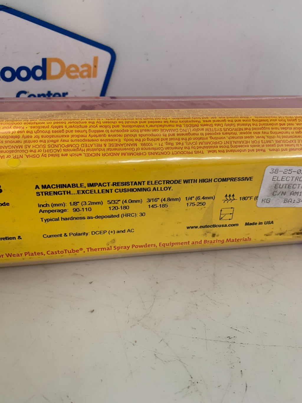 CASTOLIN EUTECTIC EUTECTRODE 2B MAINTENANCE & REPAIR HANDFACING ELECTRODE 11.5LB