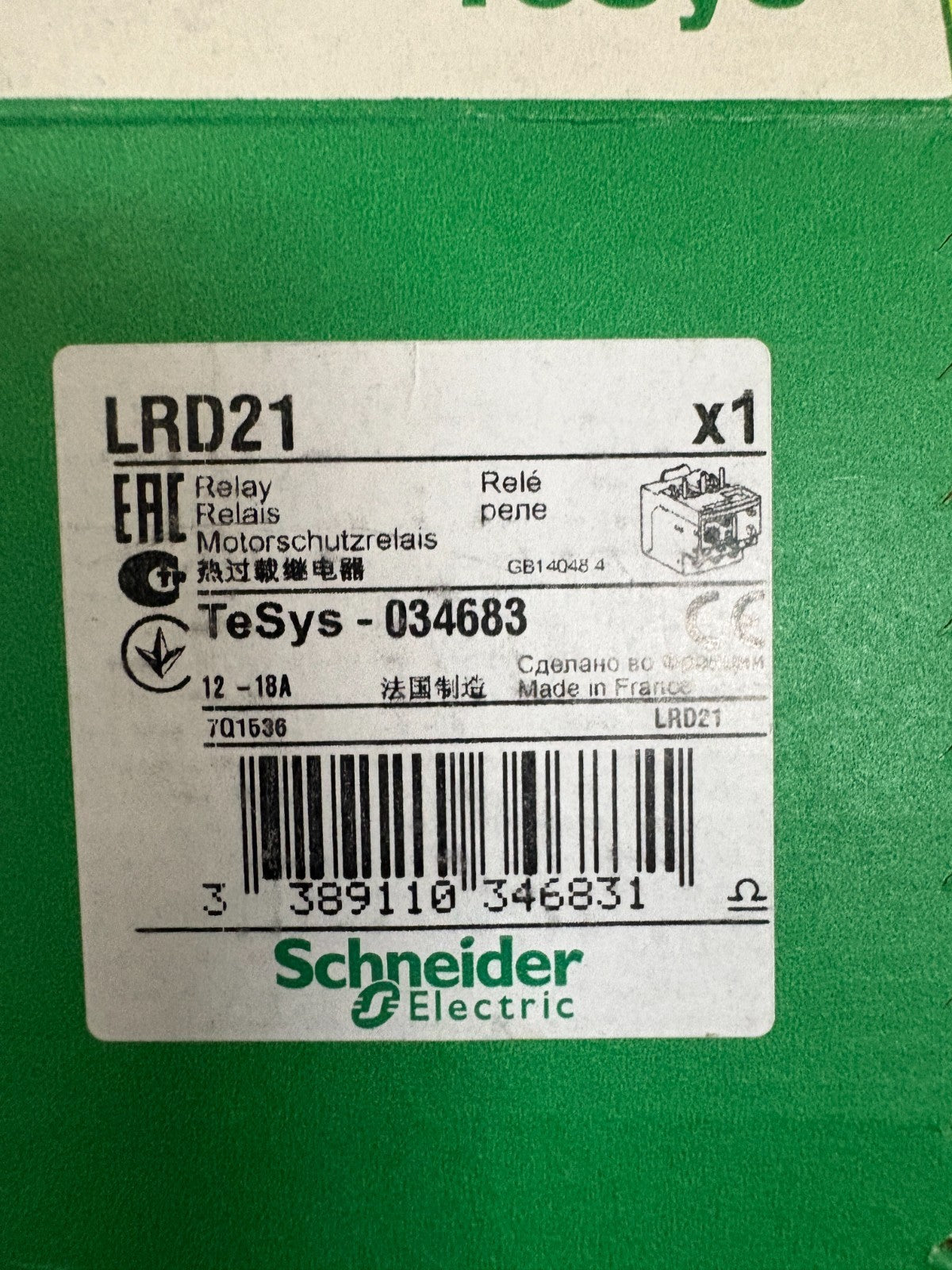 SCHNEIDER RELAY LRD 213