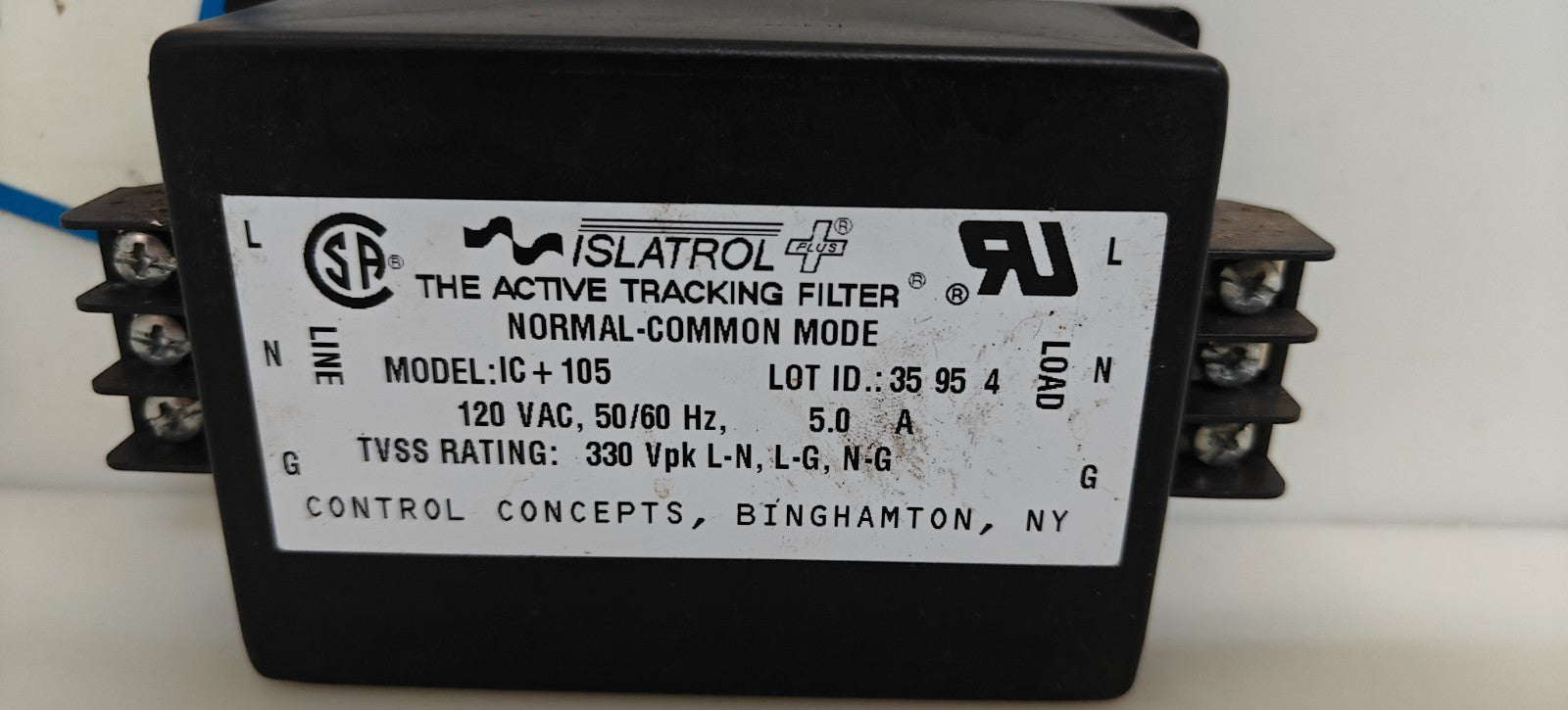 ISLATROL ACTIVE TRACKING FILTER IC+ 1051