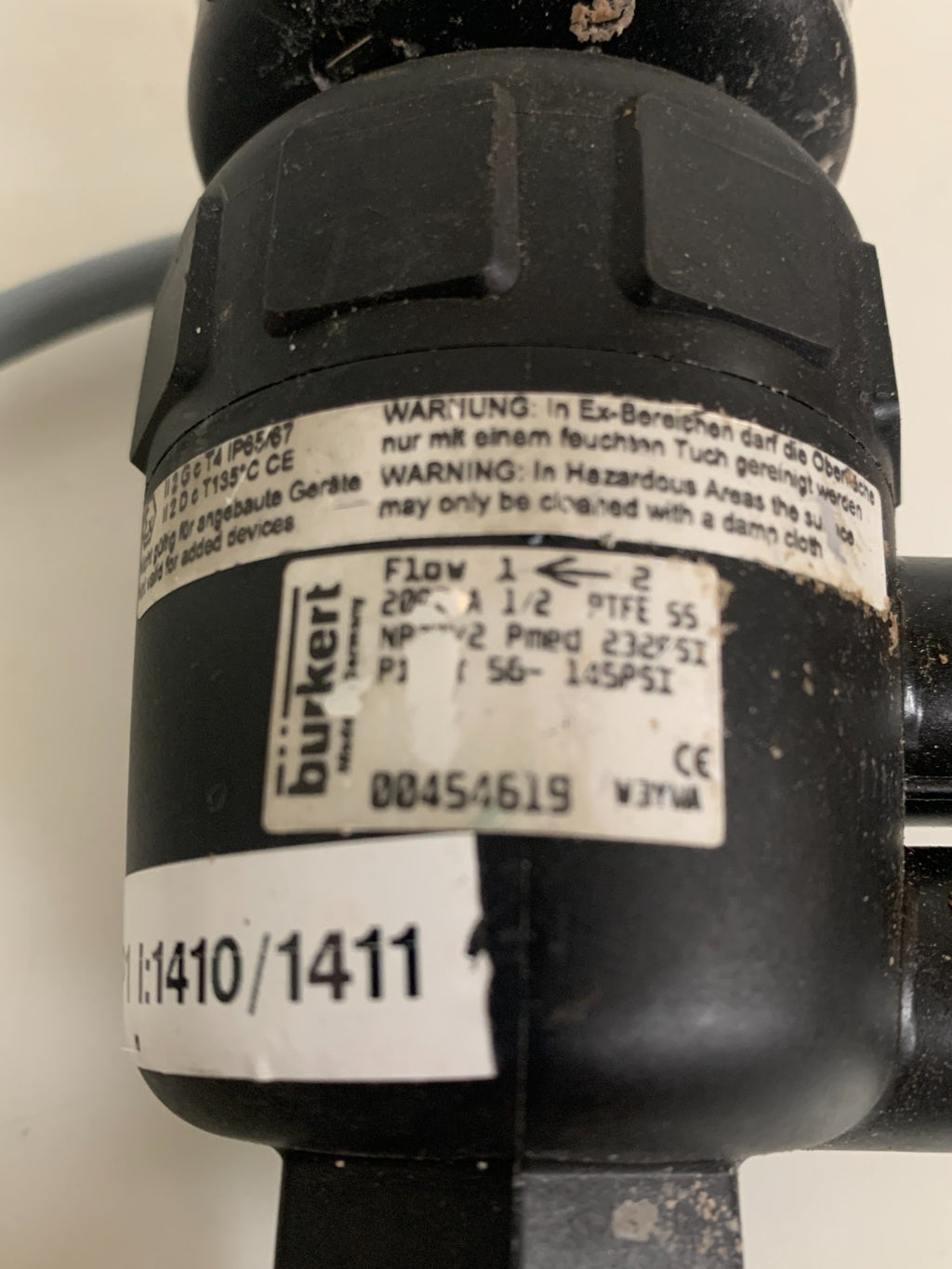 BURKERT FLUID CONTROL METER 00454 619