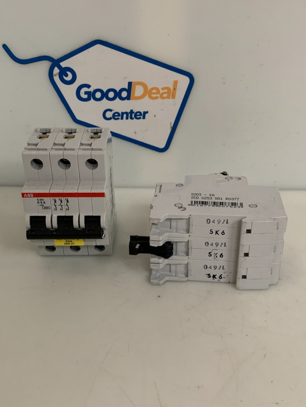 LOT OF 2  ABB CIRCUIT BREAKER S203-K6