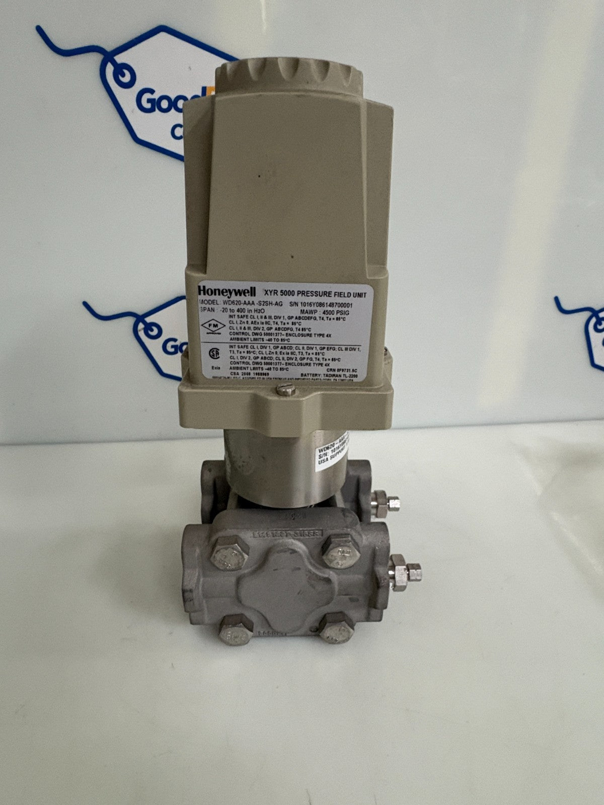HONEYWELL XYR 5000 PRESSURE FIELD UNIT WD620-AAA-S2SH-AG