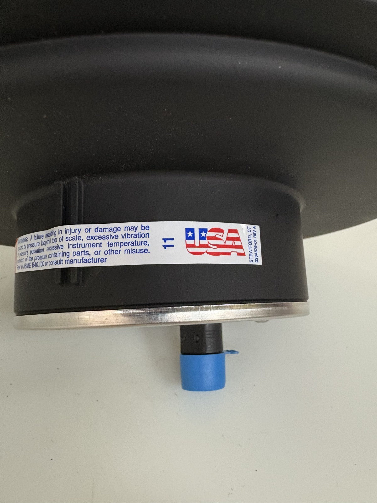 ASHCROFT DURA GAUGE AISI 316 TUBE SOCKET PRESSURE 8" 0-1500 GAUGE