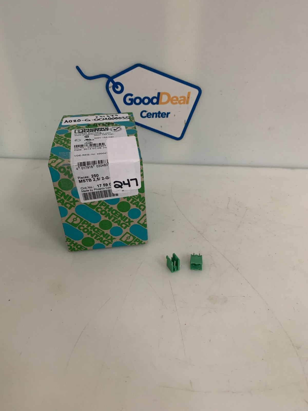 LOT OF 240 PHOENIX CONTACT TERMINAL CONNECTOR 300V 15 A MSTB 2,5/2-G-5,08