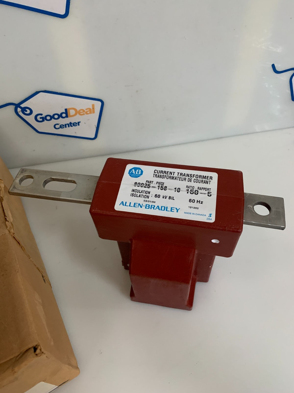 ALLEN BRADLEY CURRENT TRANSFORMER 80025-158-10-150-5