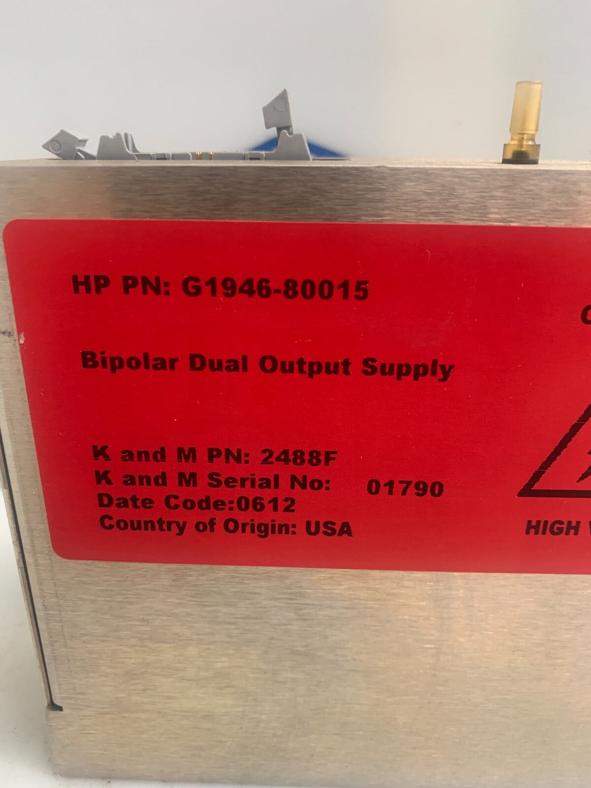 AGILENT HP    Bipolar Dual Output Supply  G1946-80015