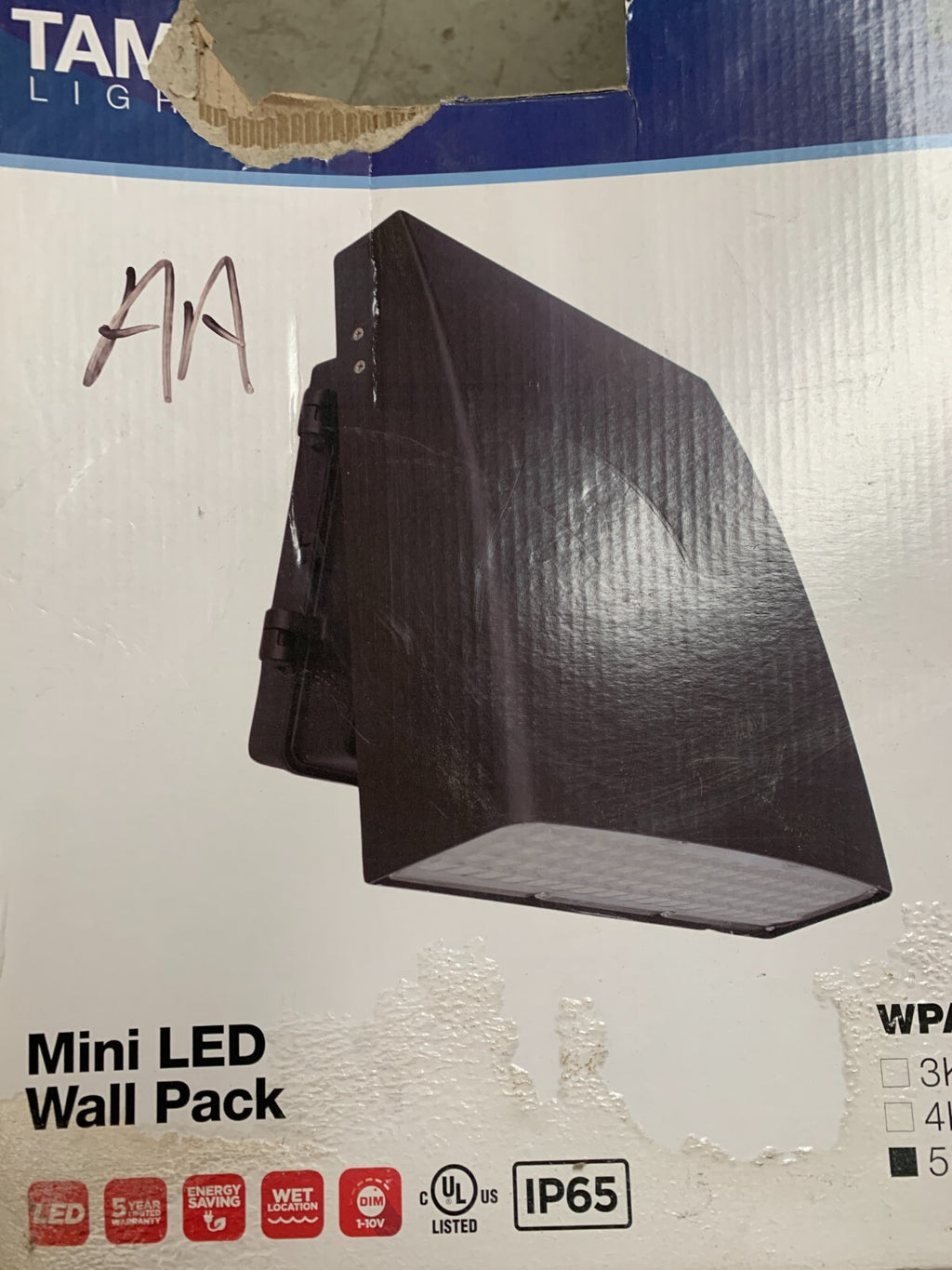 TAMLITE 80W LED MINI-WALL PACKS WPA80XK-UNV-YY2