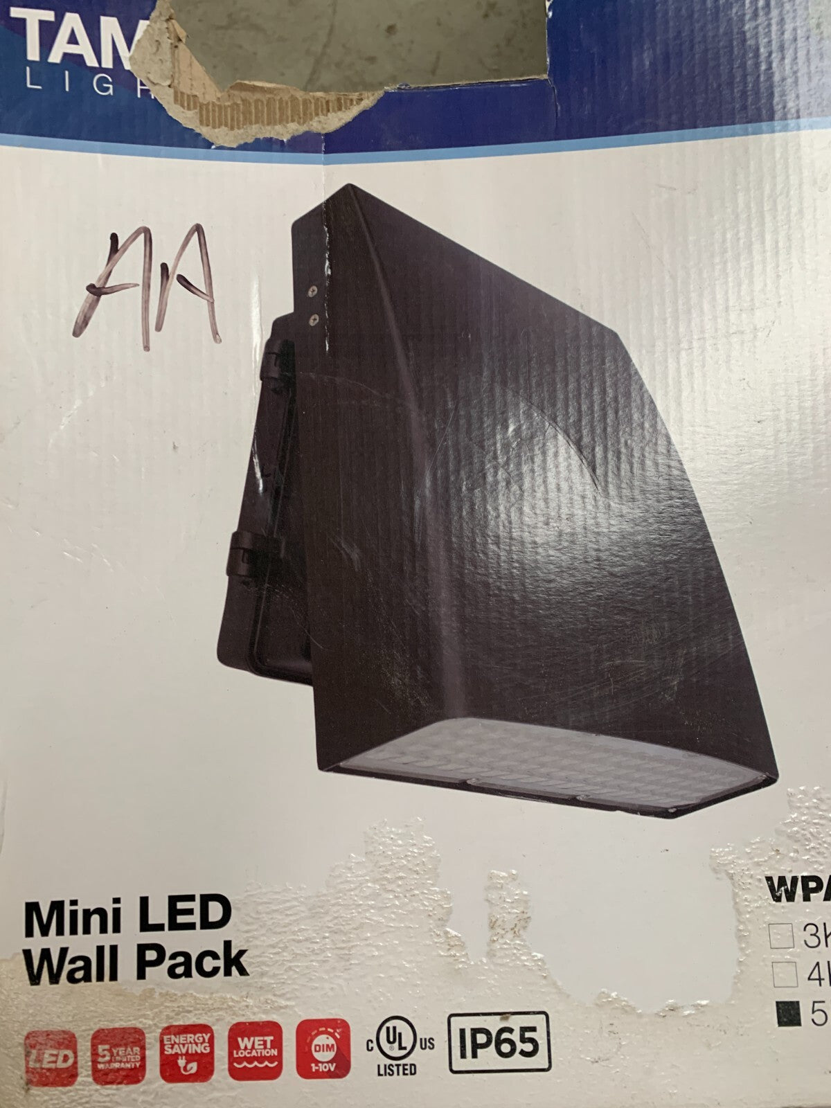 TAMLITE 80W LED MINI-WALL PACKS WPA80XK-UNV-YY2