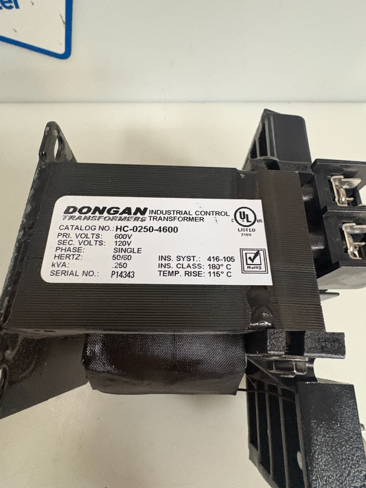 DONGAN CONTROL TRANSFORMER HC-0250-46002