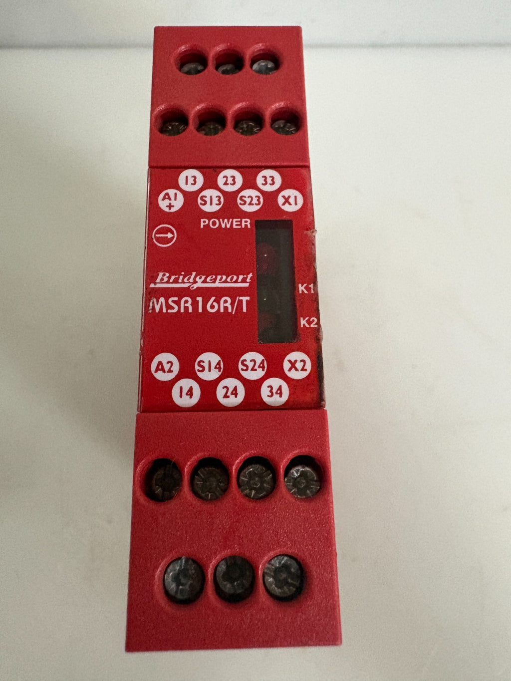ALLEN BRADLEY BRIDGEPORT SAFETY RELAY MSR16R/T1