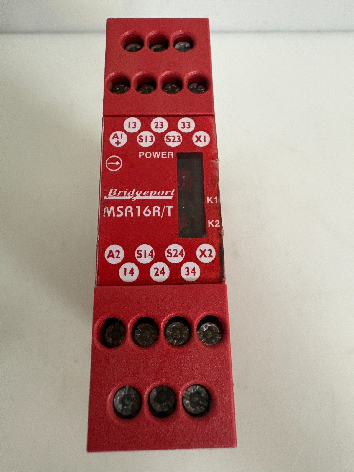 ALLEN BRADLEY BRIDGEPORT SAFETY RELAY MSR16R/T1