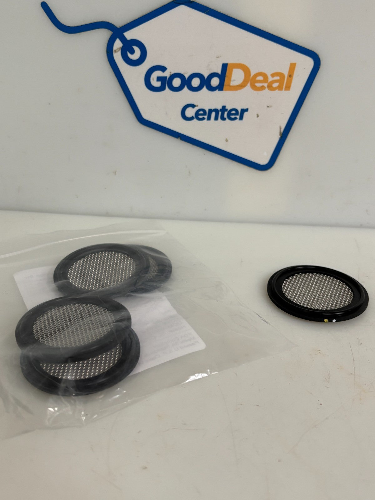 LOT OF 5 ADI 1.5" FKM TRI CLAMP SCREEN GASKET 20 MESH S STEEL 40 MPVS150-20SS