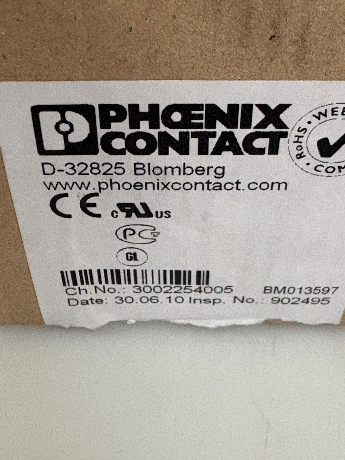 LOT OF 6 PHOENIX CONTACT 24VDC RELAY MODULE PLC-RSC-24DC/212