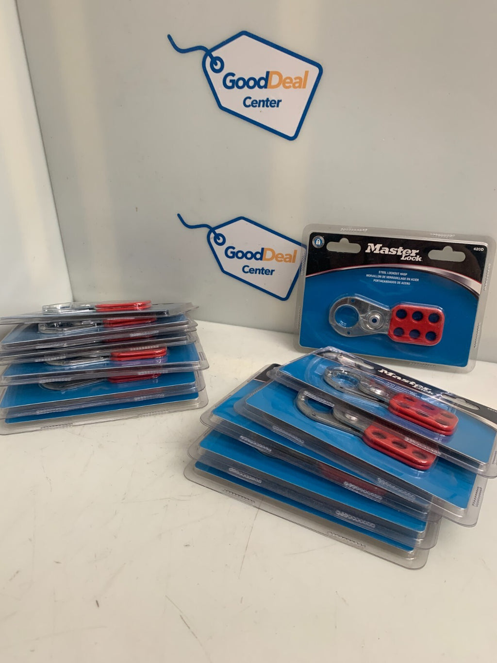 Lot of 12 Master Lock Steel Lockout Hasp 420D