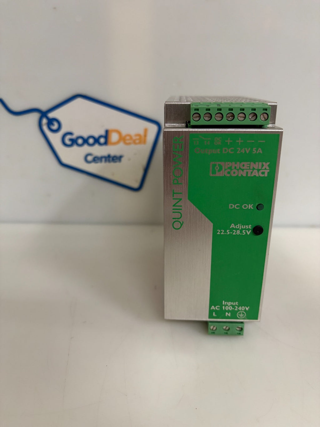 PHOENIX CONTACT POWER SUPPLY QUINT-PS-100-240AC/24DC/5 #29385810