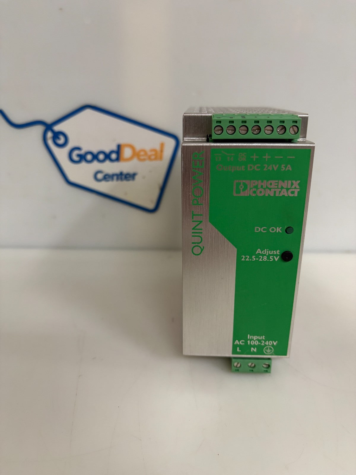 PHOENIX CONTACT POWER SUPPLY QUINT-PS-100-240AC/24DC/5 #29385810