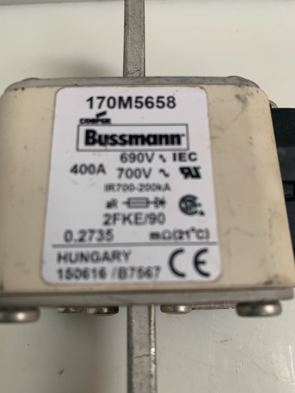 BUSSMAN FAST FUSE MODULE 400A 690V 2FKE/90 170M5658