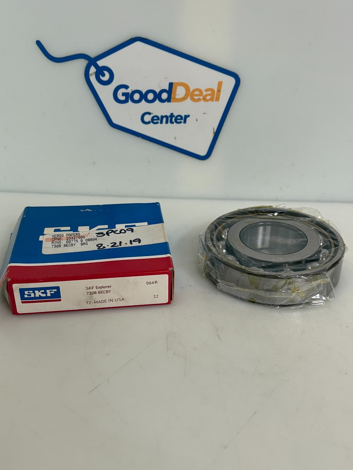 SKF EXPLORER ANGULAR CONTACT BALL BEARING #7308 BECBY