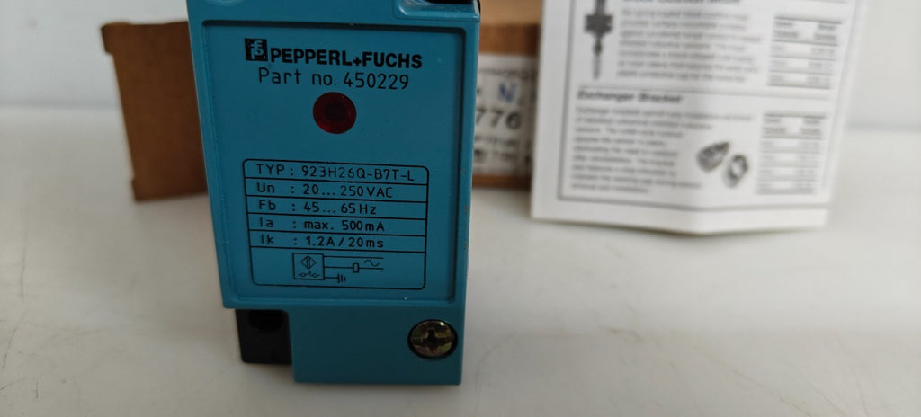 PEPPER-FUCHS MICRO SWITCH 923H26QB7TL2