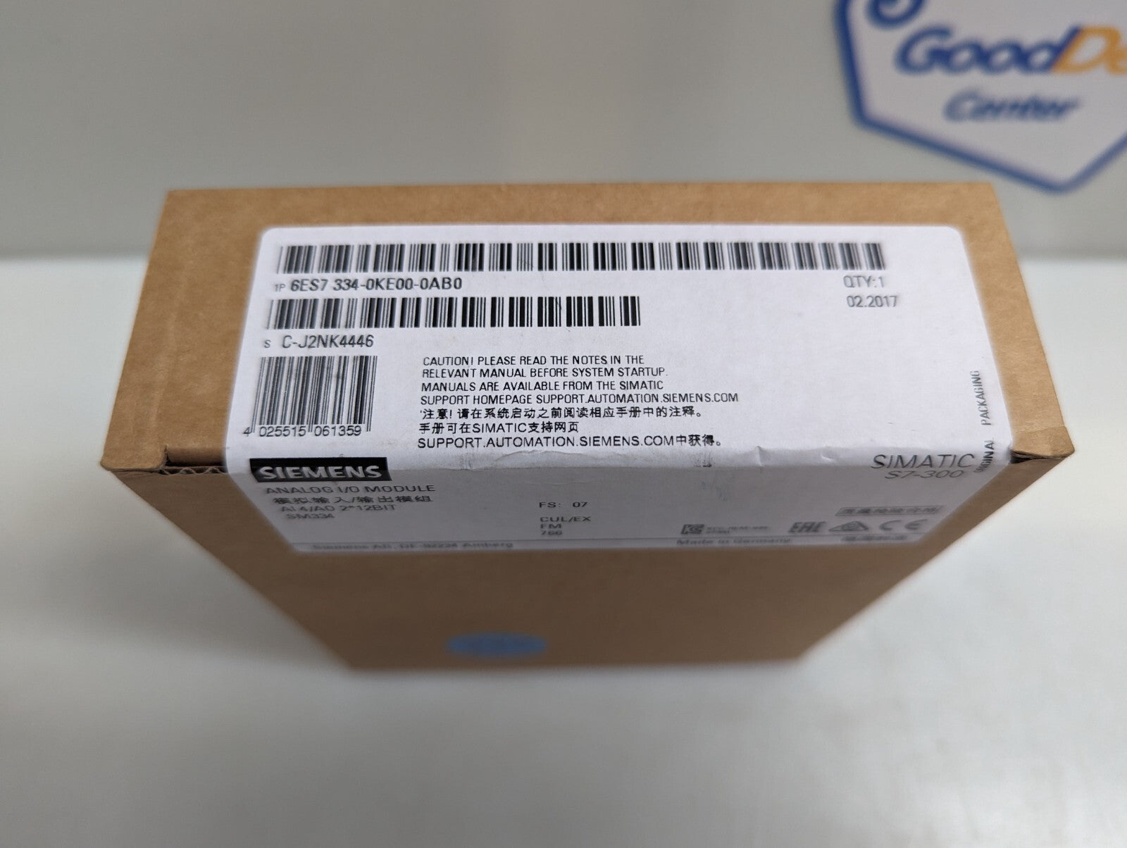 Siemens Simatic S7-300 Analog Module 6ES7 334-0KE00-0AB0