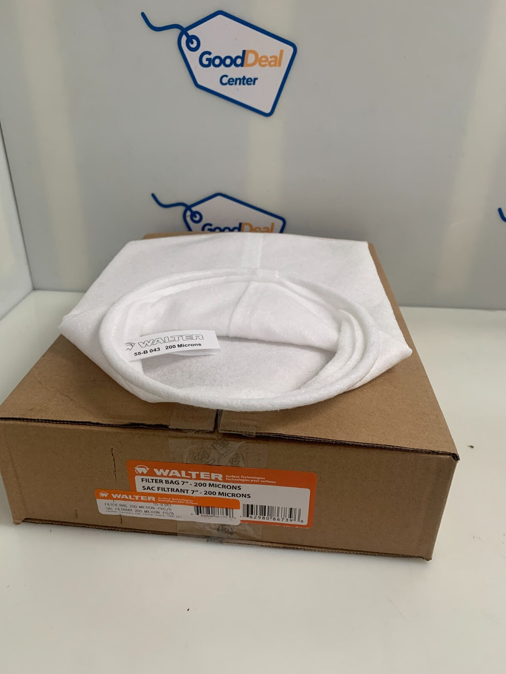 WALTER  55-D043 Disposable Filter Bag 7'' 200 Microns   6/Pack0