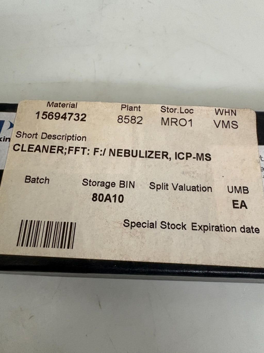 PERKIN ELMER ELUO  CLEANER N0777712 OR N0775358