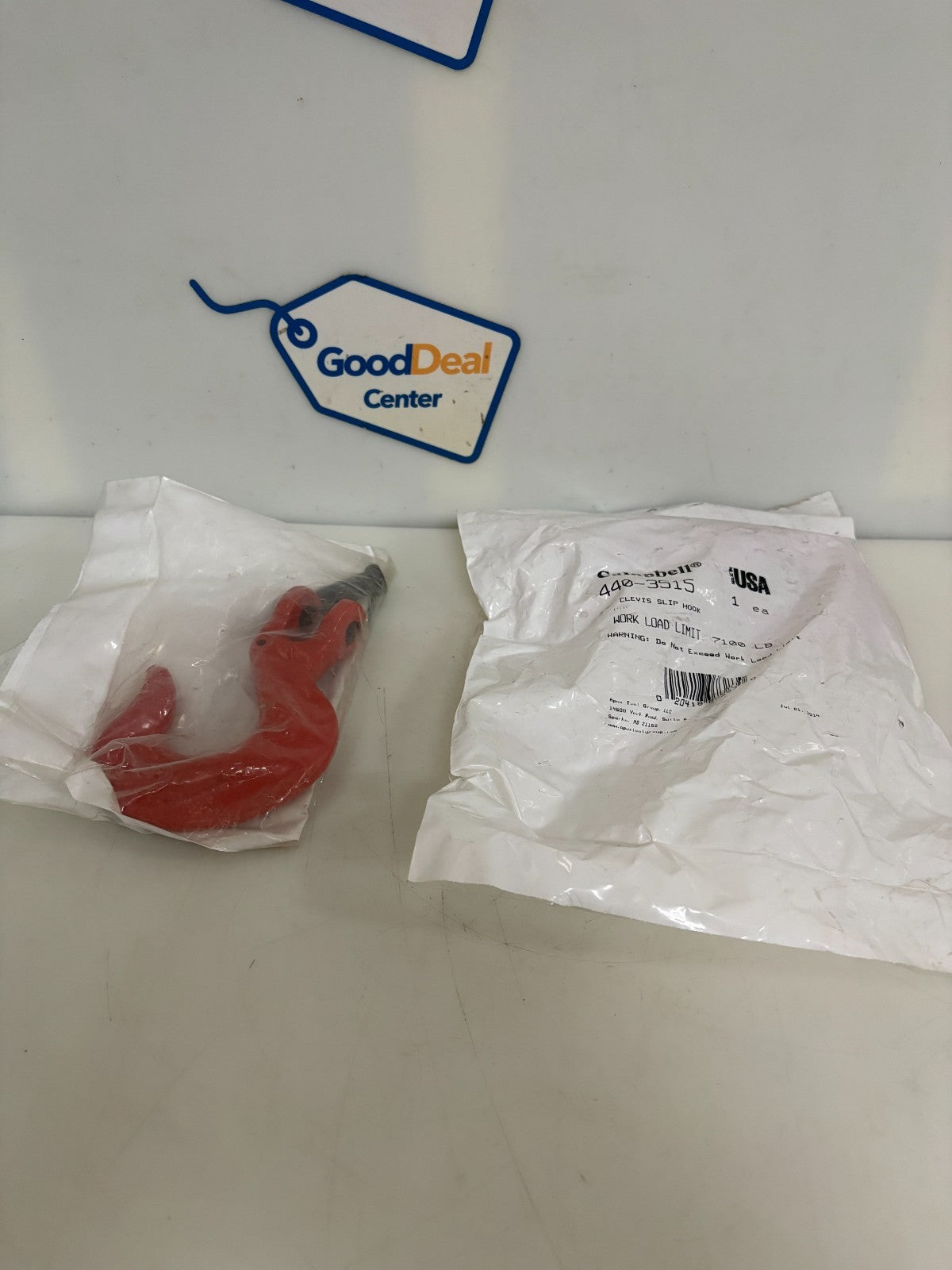 LOT OF 2 CAMPBELL 3/8 CLEVIS SLIP HOOK 440-35150