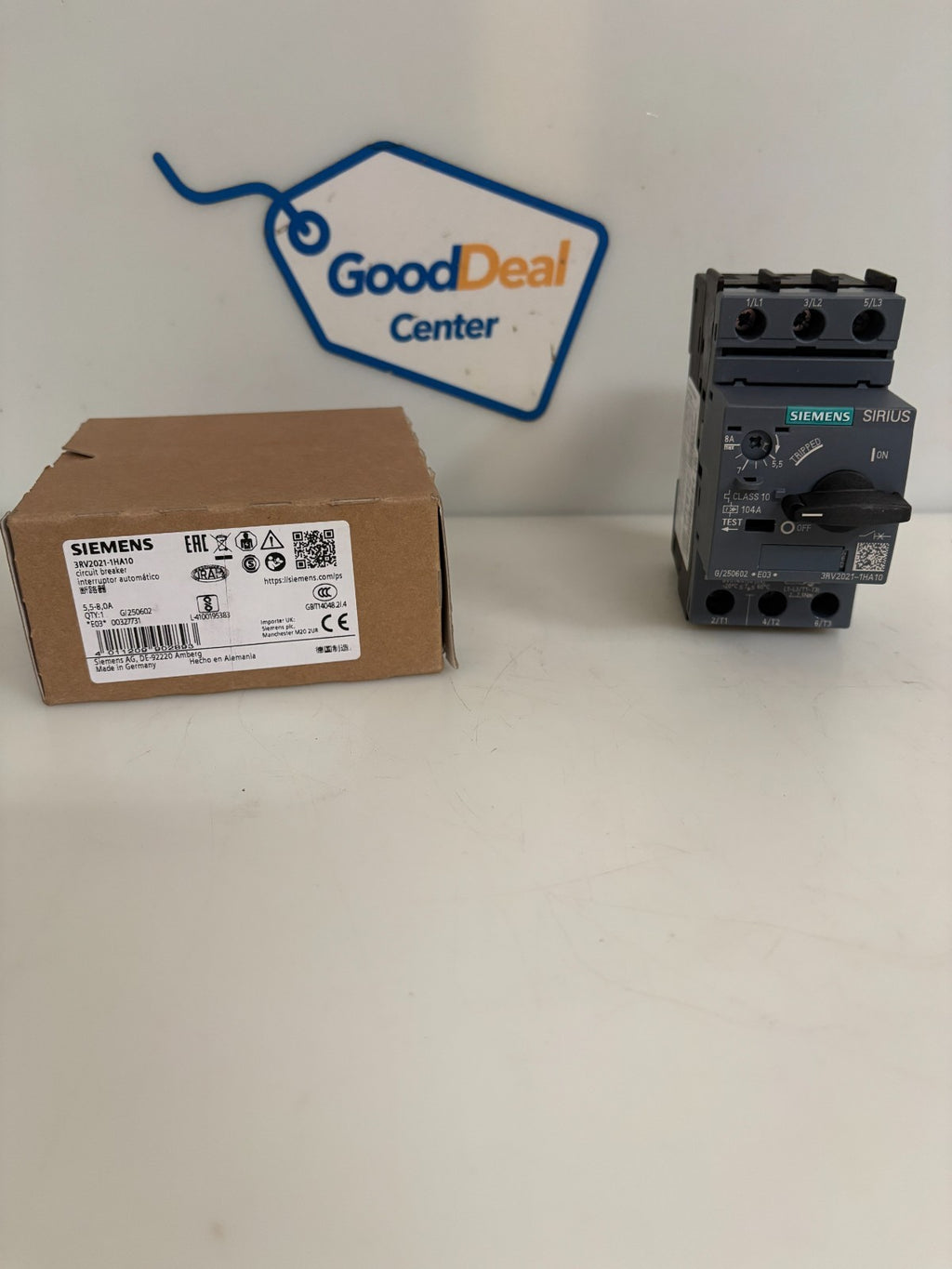 SIEMENS CIRCUIT BREAKER 3RV2021-1HA10 