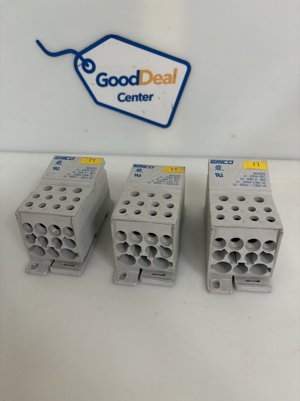LOT OF 3 ERICO PENTAIR DISTRIBUTOR #563220