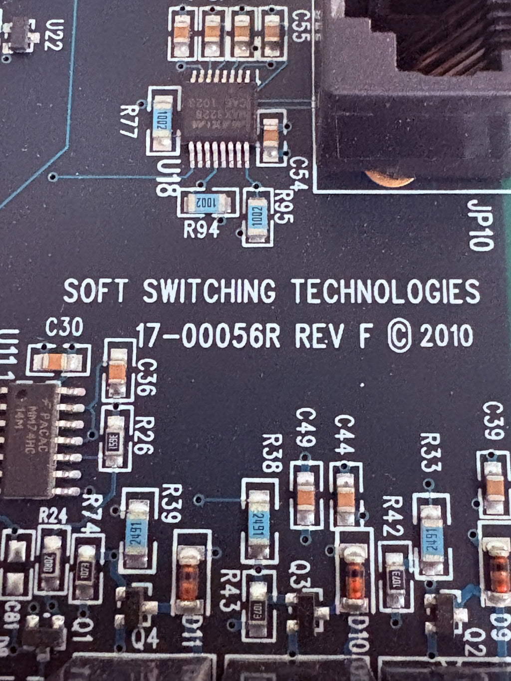 SOFT SWITCHING TECH. 17-00056R REV F CIRCUIT BOARD2