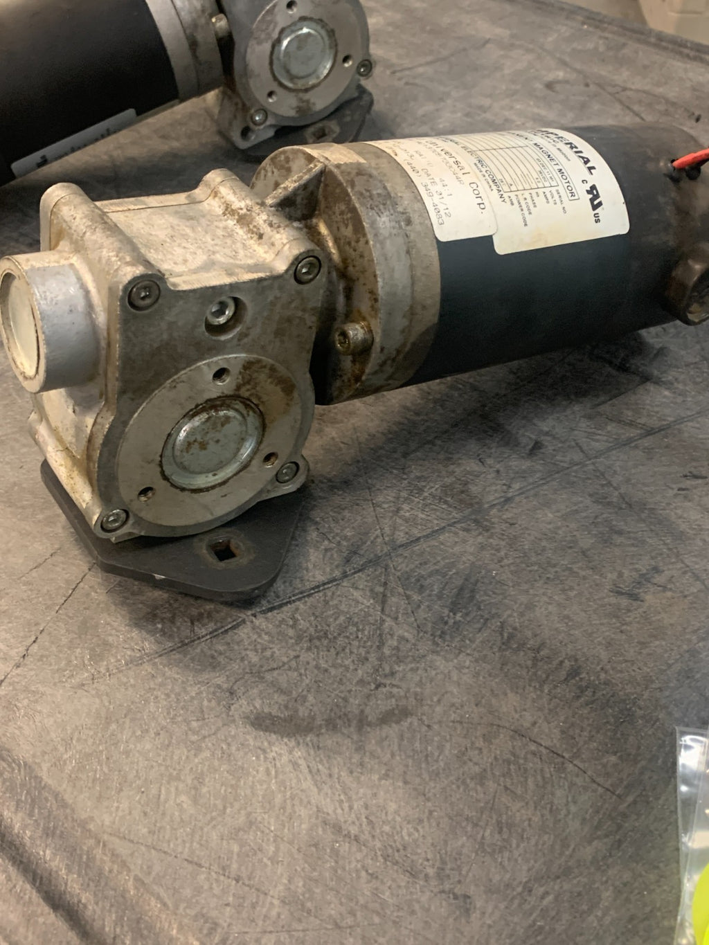 IMPERIAL ELECTRIC PERMANENT MAGNET MOTOR SMD005 .22HP 36VDC MC137C5733C44P