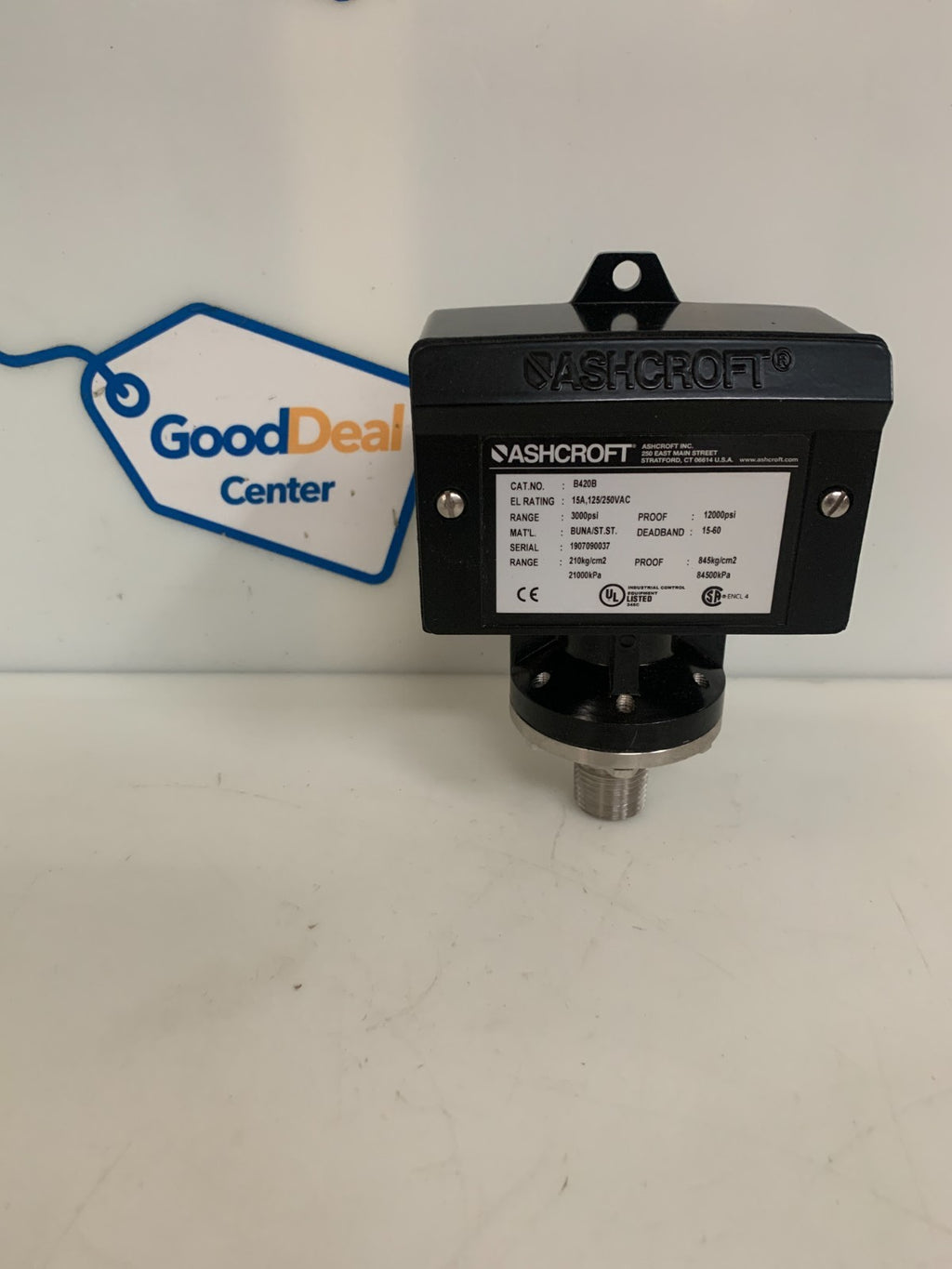 ASHCROFT PRESSURE SWITCH B420B0