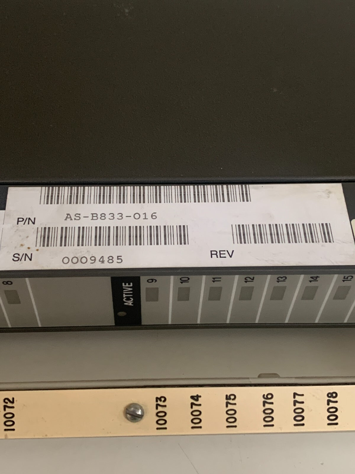 MODICON B 833 AEG INPUT DRIVE AS-B833-0163
