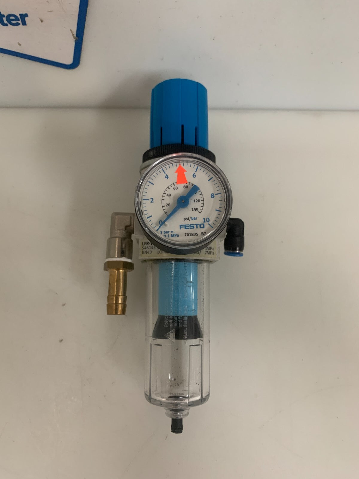 FESTO FILTER REGULATOR 546145 LFR-1/8-DB-7-5M MINI-SA